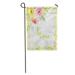 KDAGR Colorful Watercolor Roses Floral and Lettering About Love Be Mine Garden Flag Decorative Flag House Banner 28x40 inch