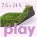 ALLGREEN Play 7.5 x 21 ft Artificial Grass for Pet Kids Playground and Parks Indoor/Outdoor Area Rug