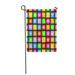 KDAGR Floor Funky Colorful Tileable 80S Style That Repeats Left Right Up and Down Danc Garden Flag Decorative Flag House Banner 12x18 inch