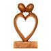 G6 Collection 12 Wooden Handmade Abstract Sculpture Statue Handcrafted Loving You Gift Art Decorative Home Decor Figurine Accent Decoration Artwork Handcarved