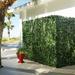 Brylanehome High Faux Greenery Privacy Screen Green Fence
