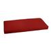 Outdoor Living and Style 3 Jockey Red Sunbrella Indoor and Outdoor Bench Cushion