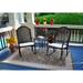 Tortuga Outdoor 3 Piece Rocking Chair Set