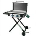 Razor Griddle GGC2030M 25 2 Burner LP Propane Gas w/ Folding Shelf Steel