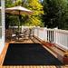 2 x9 Black Top Indoor/Outdoor Bargain-Turf Area Rugs. Great for Gazebos Decks Patios Balconies and Much More. Many Sizes and Colors to Choose From