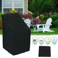 Backyard Chair Cover Heavy Duty High Back Chair Cover Durable Water Resistance Outdoor Stackable Chair Lounge Deep Seat Protector