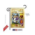 Breeze Decor 63057 Thanksgiving Thankful Pilgrims 2-Sided Impression Garden Flag - 13 x 18.5 in.