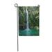 LADDKE Volcano Waterfall of The Veil Bride Reunion Island France Bathing Garden Flag Decorative Flag House Banner 12x18 inch