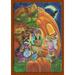 Toland Home Garden Critter Halloween Jack O Lantern Halloween Flag Double Sided 28x40 Inch