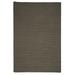 Colonial Mills 6 Gray Square Braided Area Rug