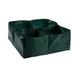 1111fourone 4 Divided Grids Square Planting Container Grow Bag PE Fabric Plants Flowers Vegetables Planter Pot Raised Garden Bed