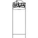 Home & Garden Welcome Mini Flag Arbor Iron Garden Flag Holder 8359.