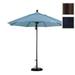 California Umbrella Venture 9 Bronze Market Umbrella in Navy Blue