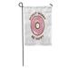 KDAGR Pink Funny Donut Worry Be Happy Vintage Cooking Related Quote Food Retro Garden Flag Decorative Flag House Banner 28x40 inch