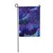 LADDKE Watercolor Space Glowing Stars Night Starry Sky Paint Strokes Garden Flag Decorative Flag House Banner 28x40 inch