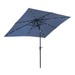 Donglin 8 Blue Octagon Market Tilting and Lighted Patio Umbrella