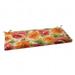Pillow Perfect Outdoor/ Indoor Primro Orange Bench Cushion
