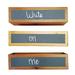 Rectangular Succulent Planter with Chalkboard - 3 Pack
