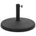 vidaXL Parasol Base Round Polyresin 41.9 lb Black