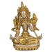5 White Tara (Tibetan Buddhist Deity) In Brass | Handmade | Made In India - Brass Statue