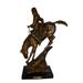 Mountain Man Bronze Statue a Remington Replica - Size: 18 L x 8 W x 28 H.