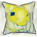 Betsy Drake HJ673 Yellow Tang Throw Pillow- 18 x 18 in.