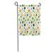 LADDKE Colorful Polkadot Fresh Lemon Lime Orange Polka Dot Pattern Green Garden Flag Decorative Flag House Banner 12x18 inch