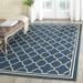 SAFAVIEH Courtyard Alina Geometric Indoor/Outdoor Area Rug 8 x 10 Navy/Beige