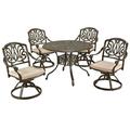 Homestyles Capri Taupe 5 Piece Outdoor Dining Set