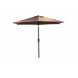 Donglin 93.5 Brown Hexagon Market Patio Umbrella