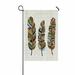 PKQWTM Feathers Colorful Hoop Art Yard Decor Home Garden Flag Size 28x40 Inches