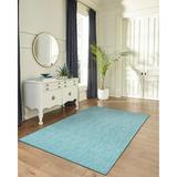 Liora Manne Carmel Texture Stripe Indoor Outdoor Area Rug Aqua