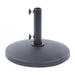 Westin Outdoor Round Resin Concrete Umbrella Base Weight Black