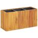 ametoys Garden Raised Bed with 3 Pots Solid Acacia Wood