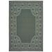 Moretti Parker Area Rug 1247X Outdoor Grey Solid Dotted