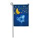 KDAGR Good Night Time for Children Stars Moon and Inscription Wish Sweet Dreams Garden Flag Decorative Flag House Banner 28x40 inch