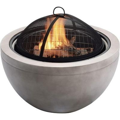 Best Of Peaktop Fire Pits On, Peaktop Wood Finished Outdoor Retro Square Propane Gas Fire Pit