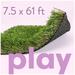 ALLGREEN Play 7.5 x 61 ft Artificial Grass for Pet Kids Playground and Parks Indoor/Outdoor Area Rug