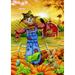 Toland Home Garden Scarecrow Buddies Halloween Fall Flag Double Sided 28x40 Inch