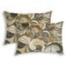 REMI Tan Indoor/Outdoor Pillow - Sewn Closure