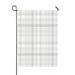 ABPHQTO Plaid Check Pattern In Shades Of Pale Grey Home Outdoor Garden Flag House Banner Size 28x40 Inch