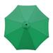 Rinhoo Garden Umbrella Top Waterproof Patio Replacement Top Polyester Outdoor Sunshade Canopy Cover Dark Green