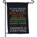 Kindness Is Everything Garden Flag Double-Sided Outdoor Garden Flag and Flagpole Decorative Flag for Homes Yards and Gardens 12 x 18 Inch Flag with 36 Inch Flagpole