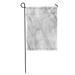KDAGR Gray Nature Abstract White Marble Floor Effect Rustic Retro Smooth Garden Flag Decorative Flag House Banner 28x40 inch