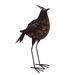 Oakland Living 20.3 inch Steel Indoor/Outdoor Bird Statue with Solar Light