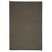 Colonial Mills 8 x 11 Gray Rectangular Braided Area Throw Rug