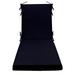 RSH DÃ©cor Indoor Outdoor Foam Chaise Lounge Chair Cushion Navy Blue