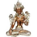 Seven-Eyed Goddess White Tara - Brass Statue