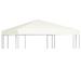 Anself Gazebo Top Cover Gazebo Roof 0.68lb/mÂ² 118.1 x118.1 Cream White