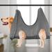 Pet Cat Dog Grooming Hammock Helper Soft Convenient Cat Grooming Thicken Hammocks Restraint Bag Nail Clip Trimming Bathing Bag with 2 S-Shaped Hooks